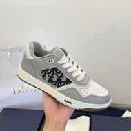Dior D'S B27 Sneakers - Cowhide Leather with Floral Design | Fashionable Casual Wear | Comfortable &