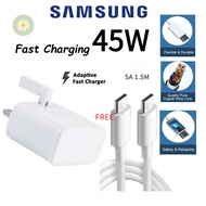 Original 45W Samsung SuperFast USB-C Wall Charger for Samsung Galaxy S25 Ultra/S25/S24 Ultra/S24/S23