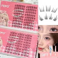 【BUY 1 GET 2】FEPO Rows Large Capacity Mixed Eyelash Book Single Cluster EyeLash Natural Thick Fake E