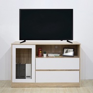 Global House DELICATO ชั้นวางทีวี 2 ลิ้นชัก รุ่น Nice ขนาด 120X39X75 ซม. รับประกันของเเท้