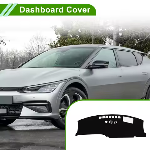 UXCELL Dashboard Cover for Kia EV3 GT Line 2024-2025 with Hud Polyester Black 1 Pc