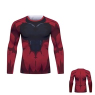 Hot 3D Anime Harajuku Long Sleeve Men T-Shirt Homme Compression Costume Vegeta Son Goku T Shirt Brea