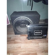 amplifier 2 channel 1000 watt dan subwoofer12inch