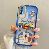Cartoon Soft Case For VIVO Y12s Y 12s V2026 V2033 V2042 Case Silicone TPU Cute Back Cover Protective