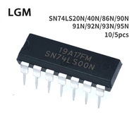 10/5Pcs SN74LS40N HD74LS40P 74LS Series SN74LS86N 86N/86P/90/91/92/93/95/20N/20P DIP14 IC NEW