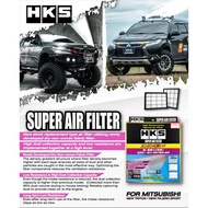 HKS SUPER AIR FILTER FOR MITSUBISHI TRITON MQ HDX ATHLETE PREMIUM MIVEC VGT