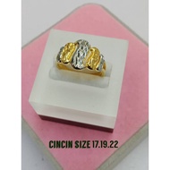 CINCIN APAM BALIK CROME EMAS SADUR KOREA