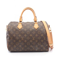 路易威登 Speedy 30 單肩手提包 M41108 Monogram 帆布皮革二手 LV