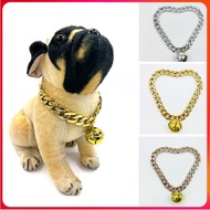 Pet Dog Collar Cuban Chain Dog Chain Dog Collar Lock Dog Chain French Bulldog Pitbull Collar