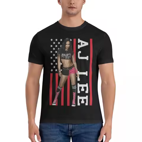 Aj Lee A Aj Lee A Aj Lee T-Shirts Men Aj lee Casual Pure Cotton Tee Shirt O Neck Short Sleeve T Shir