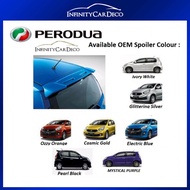 Perodua Myvi Icon OEM Spoiler With Paint (Electric Blue)