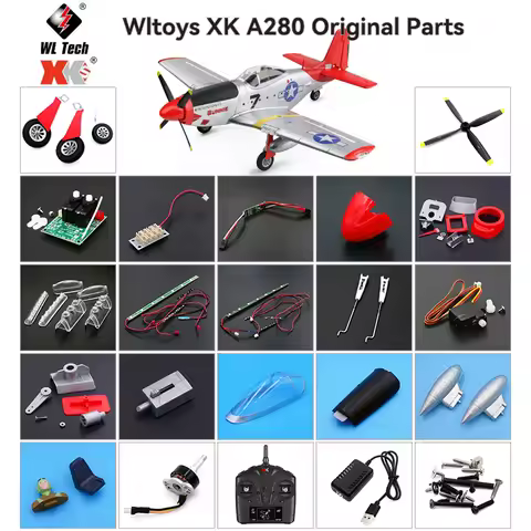 WLtoys XK A280 RC Plane 2.4G 4CH 3D6G Mode Original Parts - Propeller Blade Receiver Servo Control L