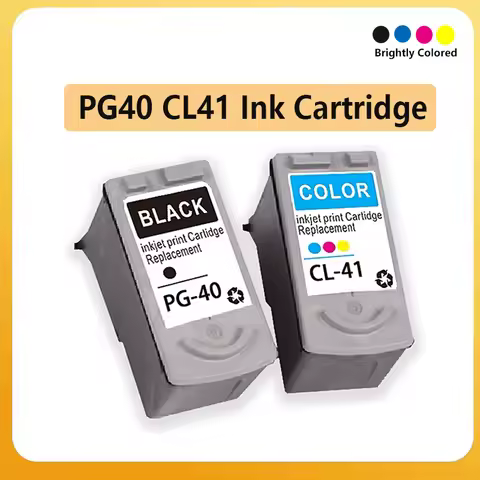 Canon Printer Ink Cartridge Compatible PG40 CL41 Compatible Ink Cartridge for Canon PG-40 CL-41 Pixm