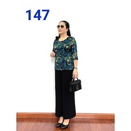 Bộ Đồ Trung Niên - Bộ Phối Áo Lụa Satin và Quần Đũi Cao Cấp - Dành Cho Phụ Nữ Việt Nam 2021 - Tuấn T