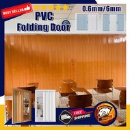 PVC folding door accordion household sliding door partition wall panel divider door Bathroom sliding door