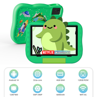 10.1-Inch Android 14 Kids Tablet: 4GB+128GB (1TB Expandable), A523 Octa-Core 2.0GHz, 1280*800 IPS HD