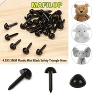 MAFILOP 100pcs/bag Safety Triangle Noses Accessories Plastic Mini 4.5X5.5MM