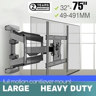 32-70 inches TV Wall Mount Bracket 55 inches Extend Tilt Swivel Monitor LCD Cantilever Type Wall Mount Bracket