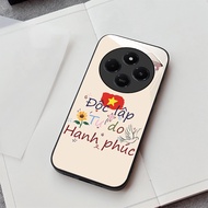 Redmi 14C / Poco C75 case printed with red flag and yellow star, independent