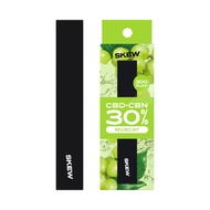 skew CBD ベイプ 30％ 300mg CBN マスカット 使い捨て シーシャ CBD 200mg CBN 100mg 1ml 高濃度 CBD 電子タバコ 国内製造 vape ブロードスペクトラ