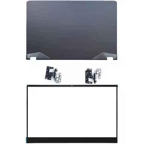 Replacement Laptop LCD Cover Back with Hinges and Front Bezel Frame For MSI 9S7-17K314 GE76 GP76 Rai