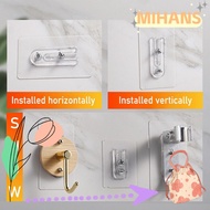 MIH Double Hole Screw Sticker, Variable Distance No Punching Traceless Nail, Wall Hanger Wall Screw 