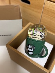 【包SF】Starbucks Panda 星巴克水晶球杯咖啡杯｜限量版