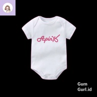 APINK baby clothes t-shirt GIRLBAND KOREA KPOP jumper baby kids short t-shirt age 0 1 2 3 4 5 6 7 8 