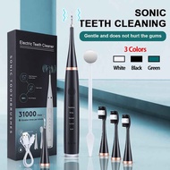 Electric Teeth Cleaner Ultrasonic Teeth Cleaner Teeth Whitening Teeth Scaler Tartar Remover USB Elec