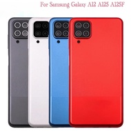 100% Original For Samsung Galaxy A12 A125 A125F/DS Battery Cover Back 2201117TG Rear Door Housing Ca