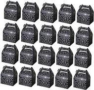 ABOOFAN 25 Pcs Boxes cupcake decorating Halloween Tote Bags cupcake containers Wrapper party favors treat container Halloween Favor Bag Halloween Sweets Holder candy pouch bulk cardboard