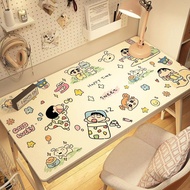A Feel Clean Crayon Shin-Chan pvc Desk Mat Desk Mat Dormitory Learning Writing Desk Desk Mat Waterpr