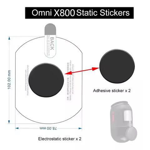 For 70mai Omni X800 Dash Cam Smart Film and Static Stickers