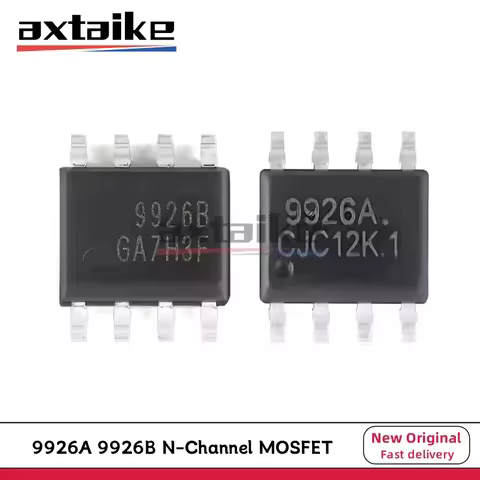 20PCS 9926A 9926B SOP-8 FDS9926 ME9926 SP9926 AO9926 NCE9926 AO9926B SMD Chip 7.6A 20V N-Channel MOS