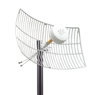 Ultra Longer Range Directional Mimo Cellular Parabolic V9 version 9 Antennas 698-6000MHz 2X30dbi Sup
