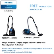 Philips Bagless PowerPro Vacuum Cleaner FC9350 / FC9352 with PowerCyclone 5