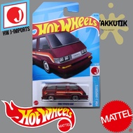 MERAH Hotwheels Car Minibus 1986 Toyota Van Red Lot Q 2023 HW J-Imports