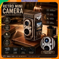 64MP Retro Mini Digital Camera 1080P HD Autofocus Portable Vlog Camera for Students Kids Travel Gift