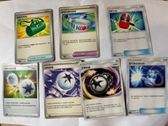 〔不定期更新〕deck料⚙️ Pokemon PTCG trading card game 寶可夢集換式卡牌遊戲 白卡 物品 道具 競技場 赫普的包包 講究頭帶 粉碎之錘 雙重渦輪能量 扣殺能量 反擊