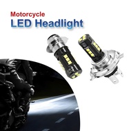 1PCS Motorcycle LED Headlight P15D H4 H7 Hi/Lo Beam 6000K 45W Motorbike Yamaha Kawasaki Modenas