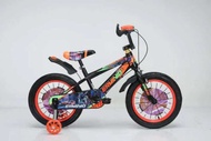 Sepeda BMX 16 Inch Ban Jumbo 5 sd 7 thn Bn 2.5 Lampu Musik Lampu Roda Bantu Karet Frame Kokoh