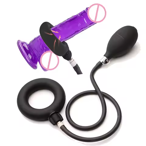 Silicone Inflatable Cock Ring for Enhanced Performance, Adjustable Size, and Comfortable Fit - Premi