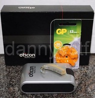 維修專家之選👍🏻Oticon Go 助聽器 連原裝保護盒 (有異常雜音)