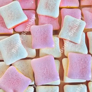Sugar Squishy Pink/White Sticky Toast Slow Rising Squishy