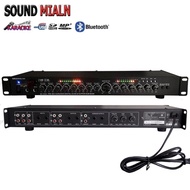 ปรีแอมป์ ปรีเพาเวอร์ ปรีคาราโอเกะ สำหรับเครื่องเสียงกลางแจ้ง ระบบสเตอริโอ มีบลูทูธ แยกซัปอิสระ เครื่