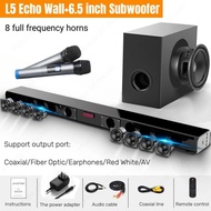 J70 2023 New 5.1 Bluetooth Wireless Sound Bar Karaoke Sound Tv Soundbar Speakers External Subwoofer For Tv Home Theater Suit