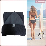 [BububuMY] Surf Board Sock Cover Black Pointed Tip Lightweight Storage Bag for 6.6ft Board Protectio