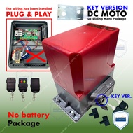DC MOTO SLIDING AUTOGATE  600kg with Battery / without Battery  (FULL SET WITHOUT GEAR RACK） 433Mhz