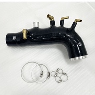 ท่อซิลิโคนสำหรับดูดอากาศเข้าเทอร์โบ + แคลมป์ สำหรับ Subaru Impreza WRX Legacy GE GH GR EJ25 เครื่องย