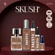 SKUSH PRESTO Parfum High Quality, Minyak Wangi Lelaki & Wanita, Aroma Mewah, Tahan Lama 24-72 Jam